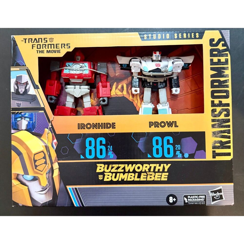 Transformers Studio Series 86 Buzzworthy Bumblebee Ironhide Prowl NEW